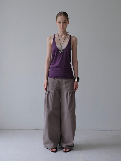 DKZ OFFICIAL Colorblock Offset Twist Knot Women&