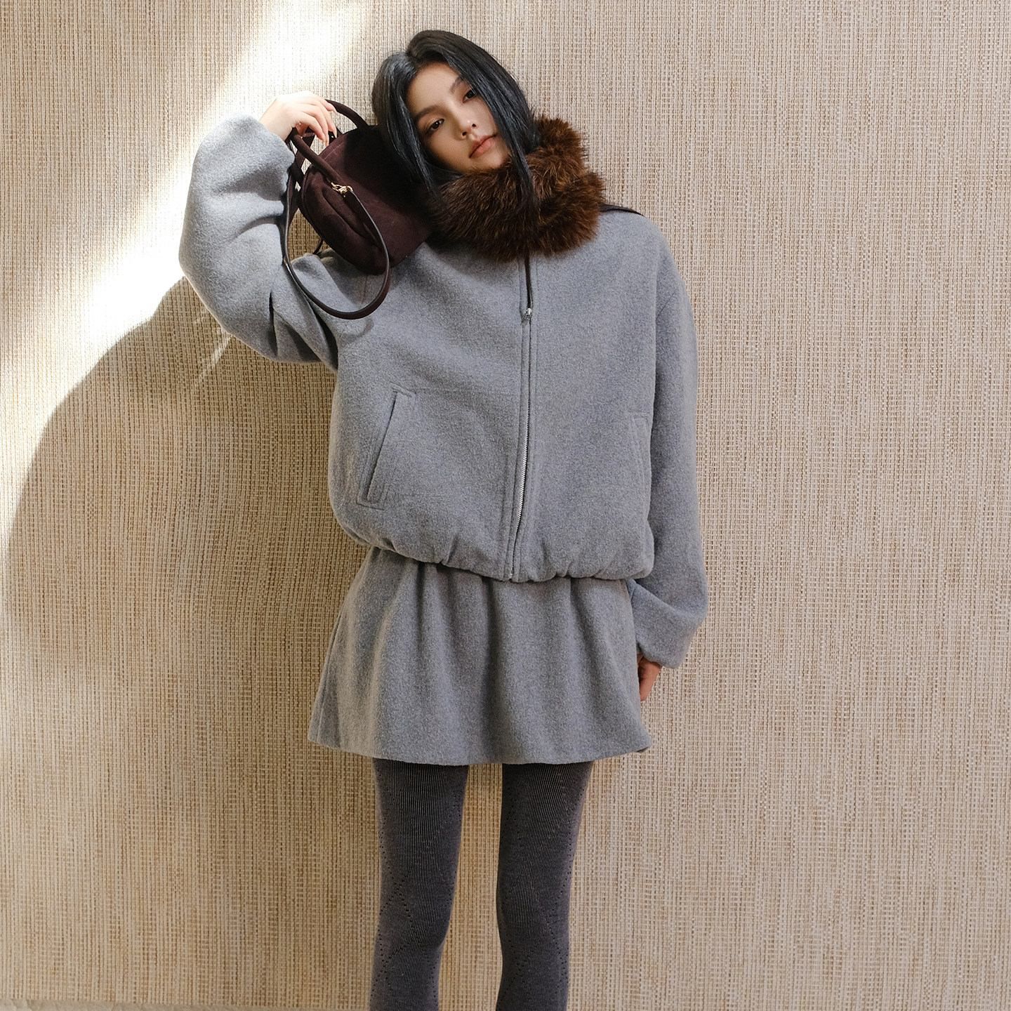 FU_FRESH_UP_Youthful_Loose_Jacket_Bubble_Hem_Women&