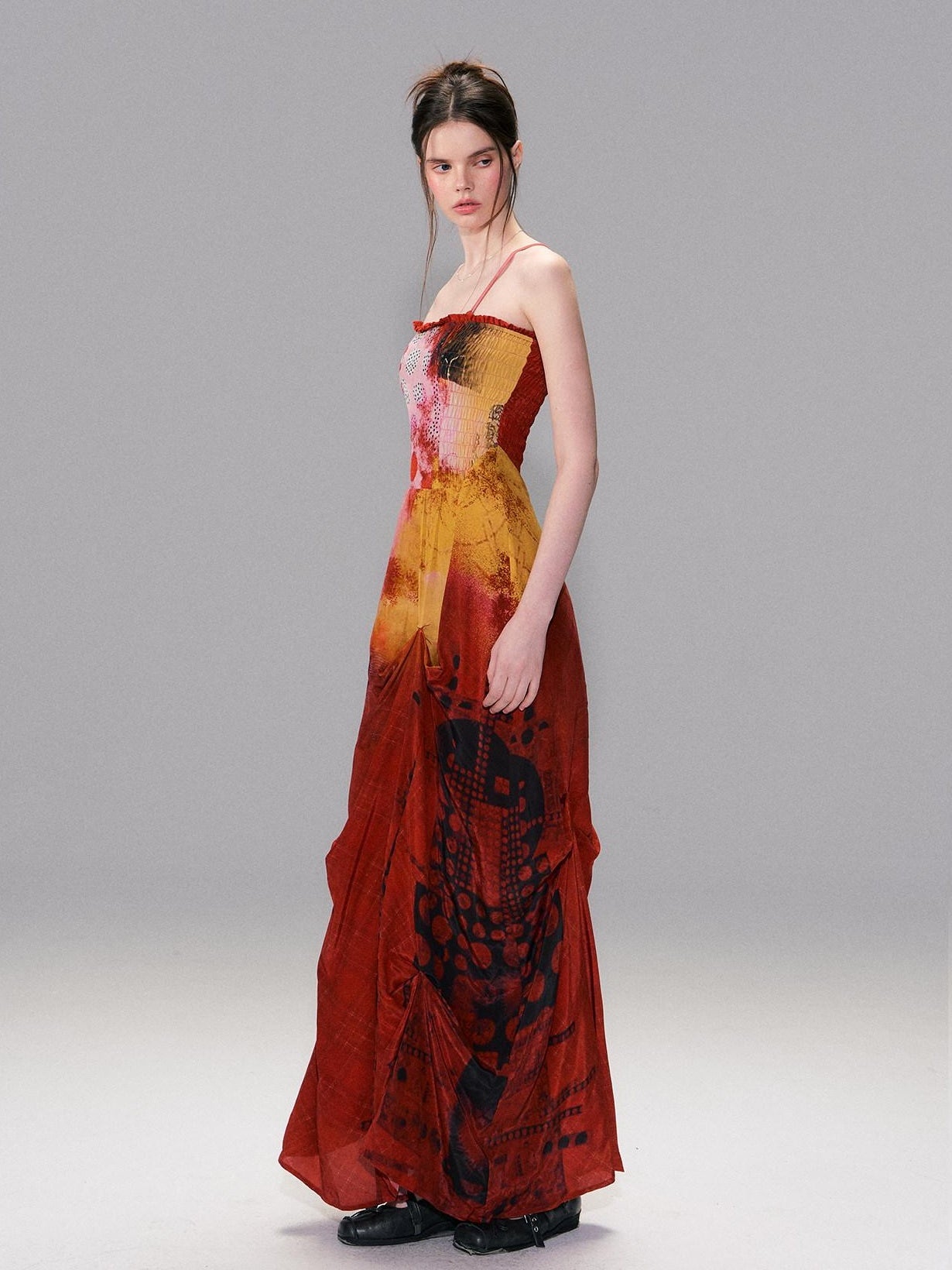 The NeverMore Rayon Cotton Blend Vintage Strapless A Line Slim Women Vacation Maxi Dresses