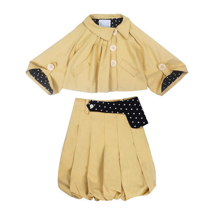 nit_alcove_Pure_Cotton_Workwear_Loose_Peter_Pan_Collar_Longsleeve_Black_Top_&amp;_Skirt_Sets_MISSTT