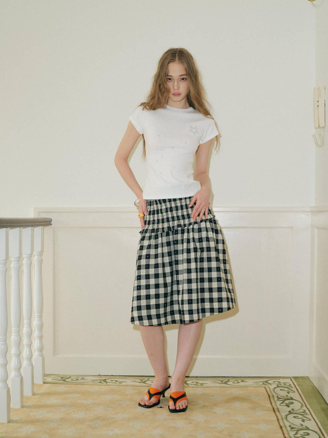 9rotic Super Stretch Casual Round Neck Short Sleeve Women Basic Black White Tank Tops