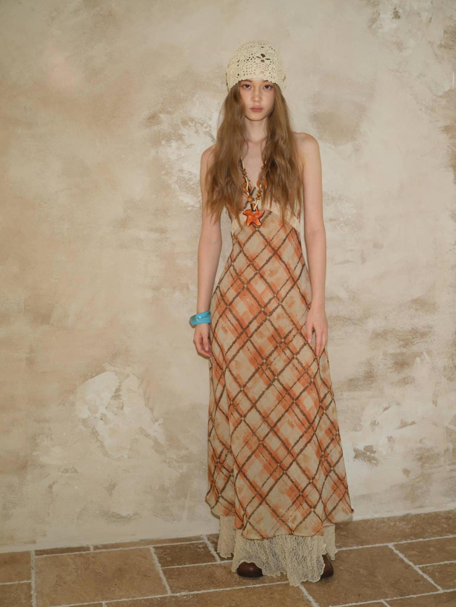 9rotic V-ceck Sleeveless Printed Patchwork Ins Style Casual Women Poly Blend Blouse