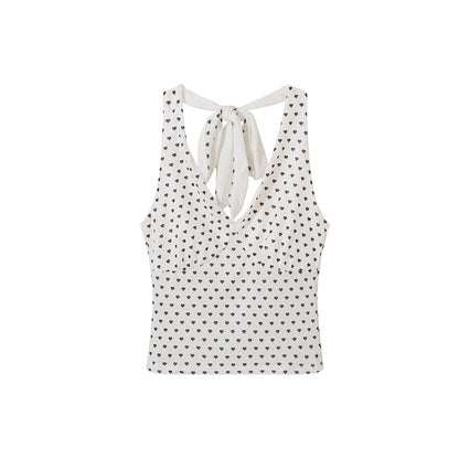 AE30_Saint_Heart_Print_Black_White_Polka_Dot_Open_Back_Women&