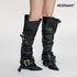 AE30_Saint_Metal_Eyelet_3d_Decor_Slim_Fit_Pu_Women&
