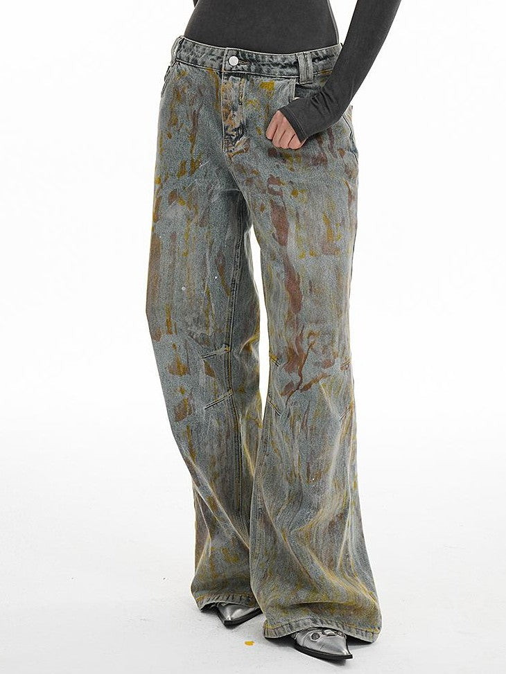 AE30 Saint Painted Distressed Washed Loose Fit Women&