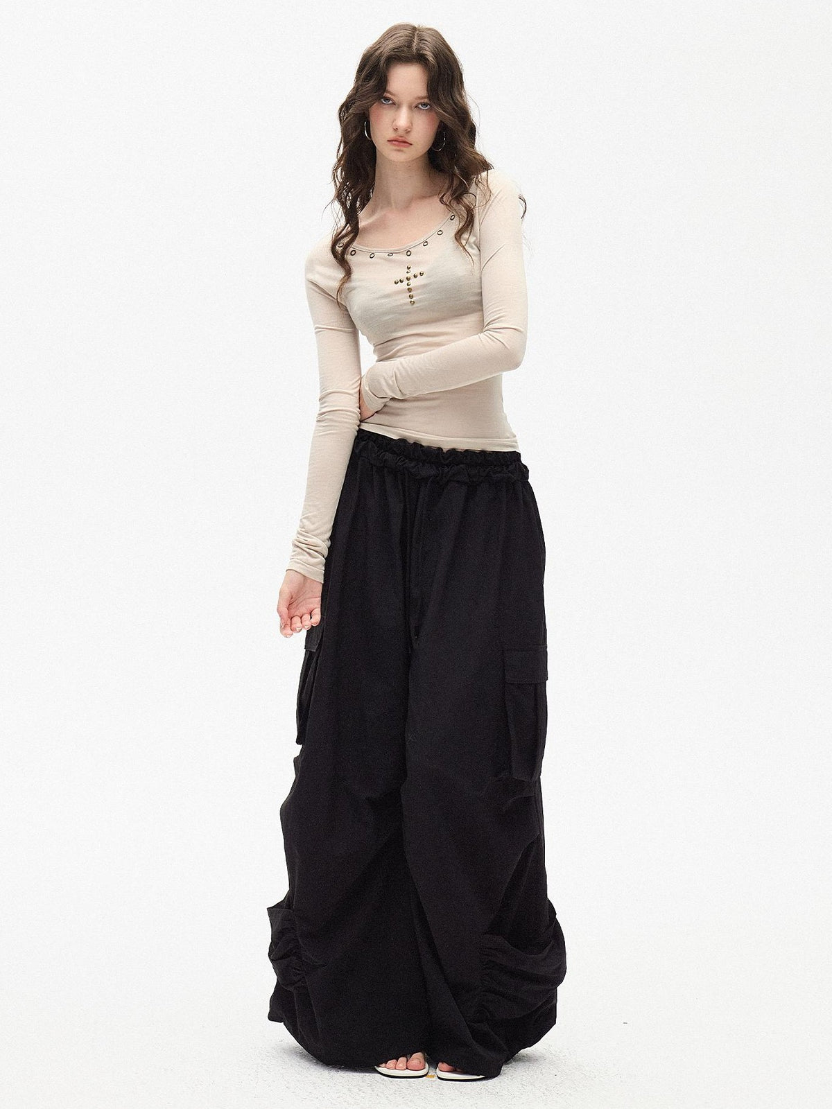 AE30 Saint Print Open Back Mesh Panel Women&