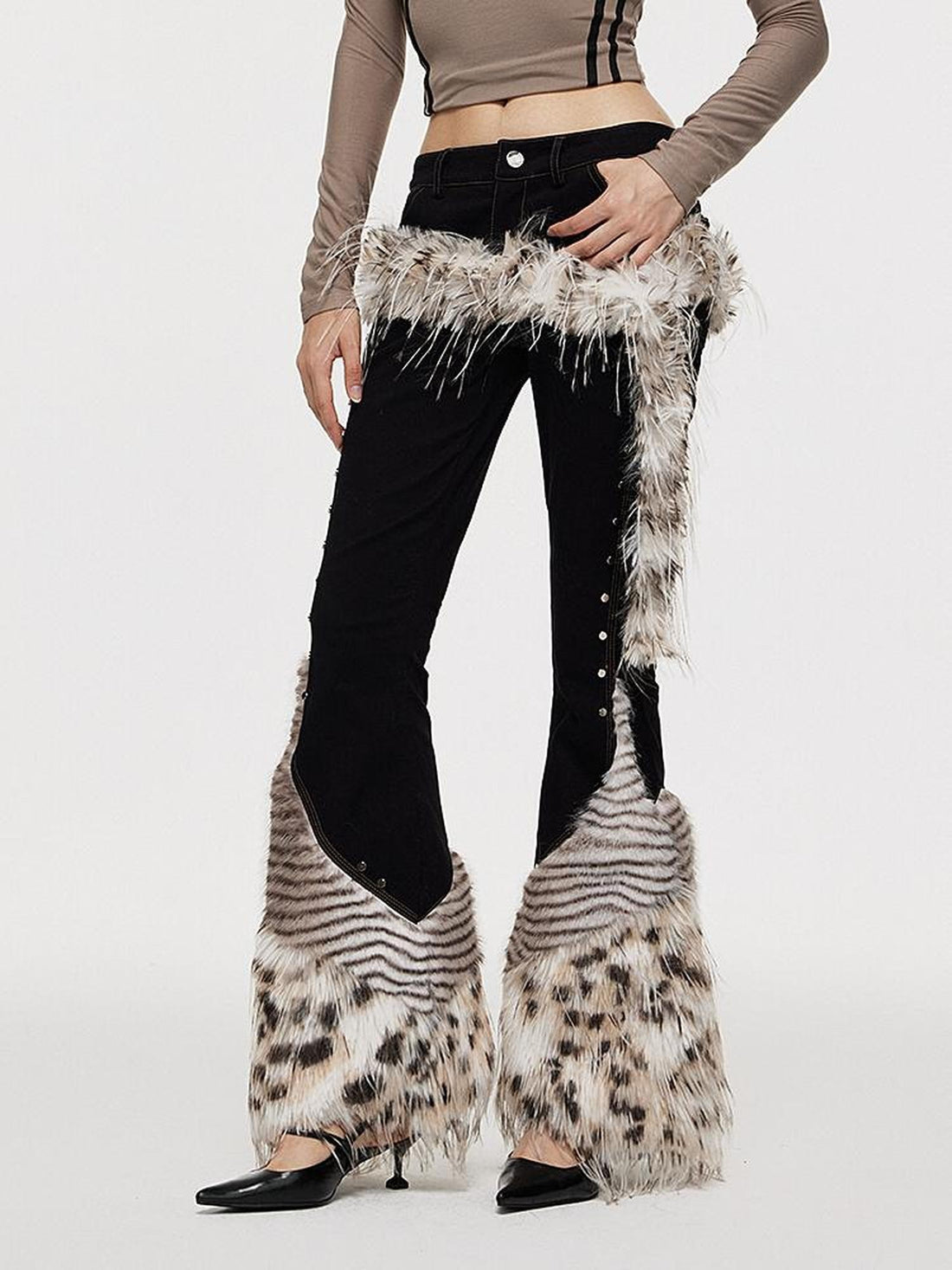 AE30 Saint Slim Fit Stretch Heavy Patch Fur Women&