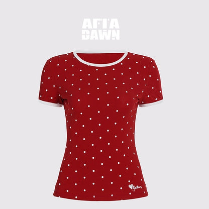 AFTADAWN_3d_Contrast_Polka_Dot_Embroidered_Slim_Women&