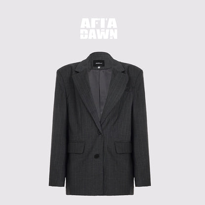 AFTADAWN_After_Dawn_Black_Striped_Single_Breasted_Two_Button_Oversize_Blazer_MISSTT
