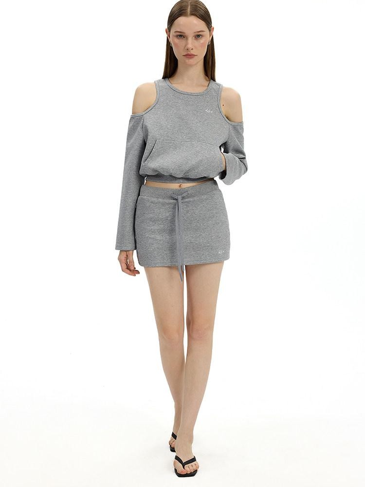 AFTADAWN Airy Off Shoulder Large Pocket Loose Women&