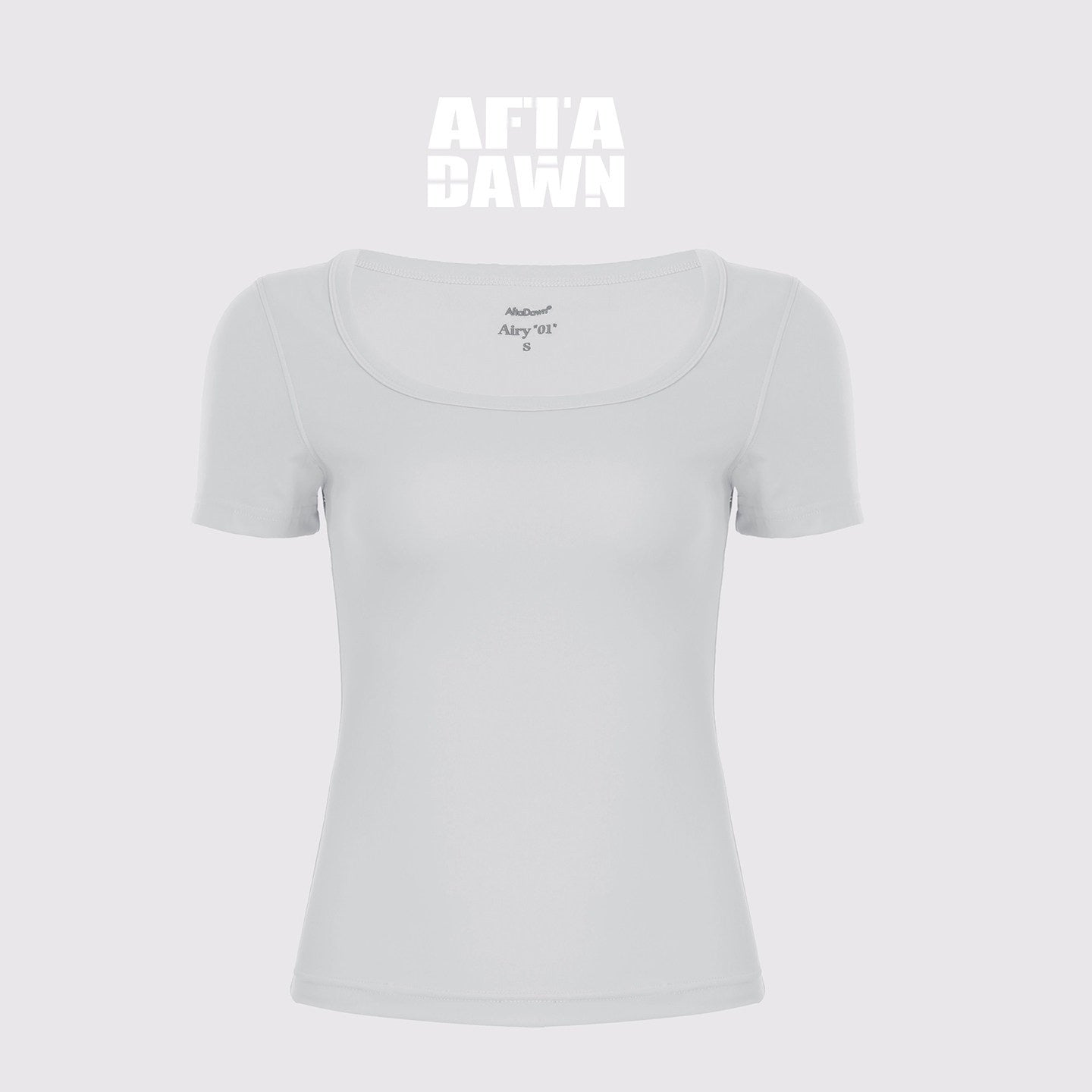 AFTADAWN_Airy_Quick_Dry_U_Neck_Slim_Fit_Sport_Women&