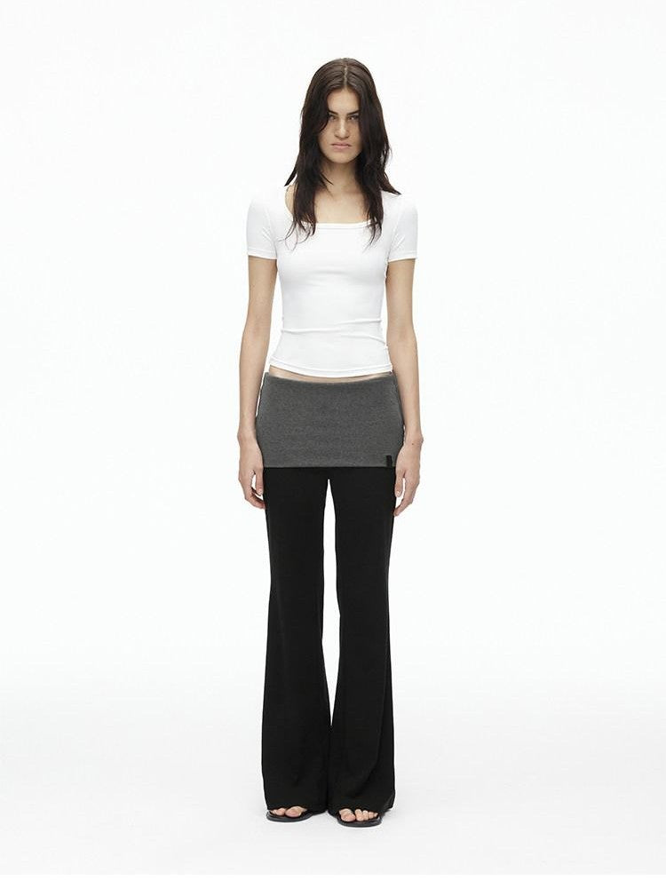 AFTADAWN Airy Quick Dry U Neck Slim Fit Sport Women&