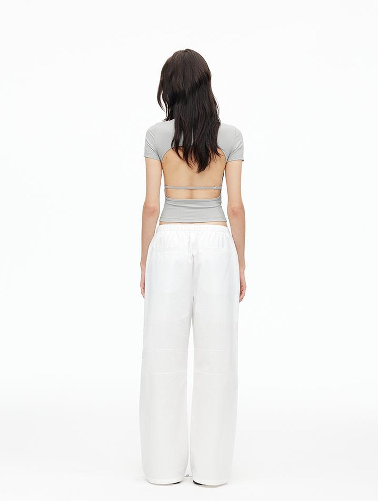 AFTADAWN Airy U Back Cooling U Neck Quick Dry Slim Fit Sports Top
