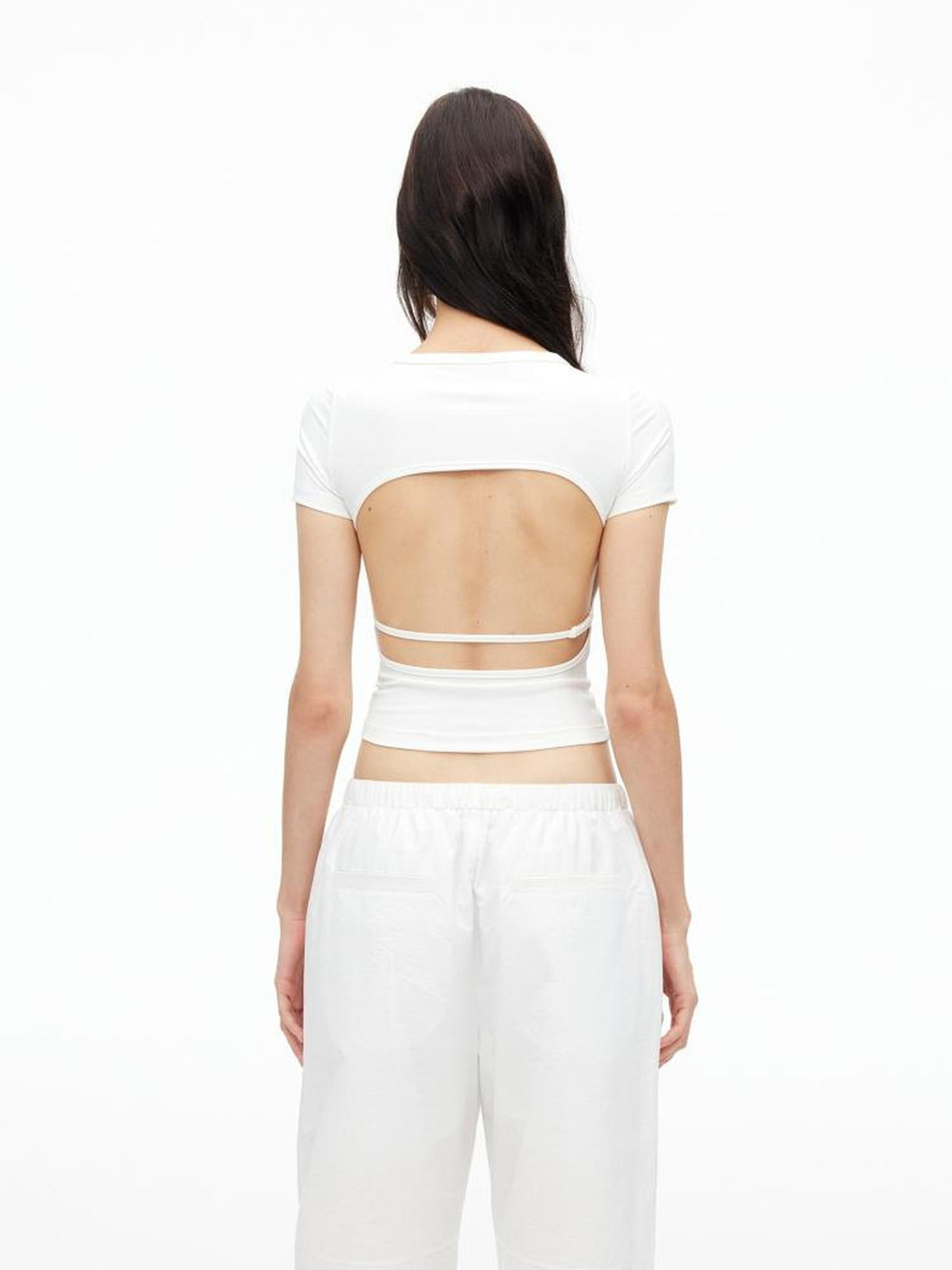 AFTADAWN Airy U Back Cooling U Neck Quick Dry Slim Fit Sports Top