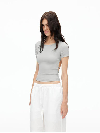 AFTADAWN Airy U Back Cooling U Neck Quick Dry Slim Fit Sports Top