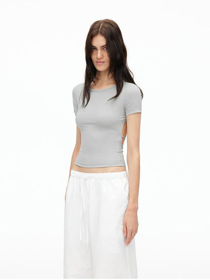 AFTADAWN Airy U Back Cooling U Neck Quick Dry Slim Fit Sports Top