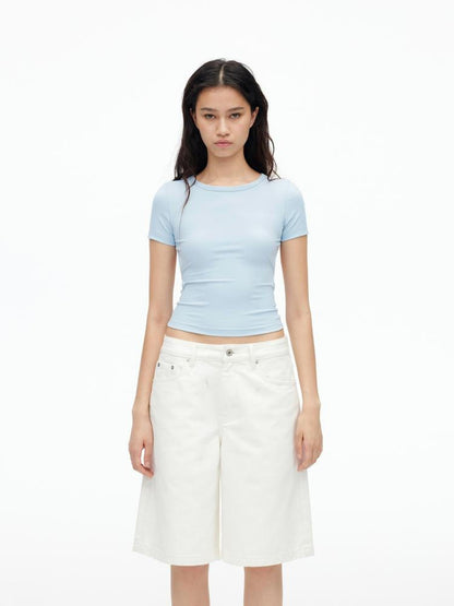AFTADAWN Airy U Back Cooling U Neck Quick Dry Slim Fit Sports Top