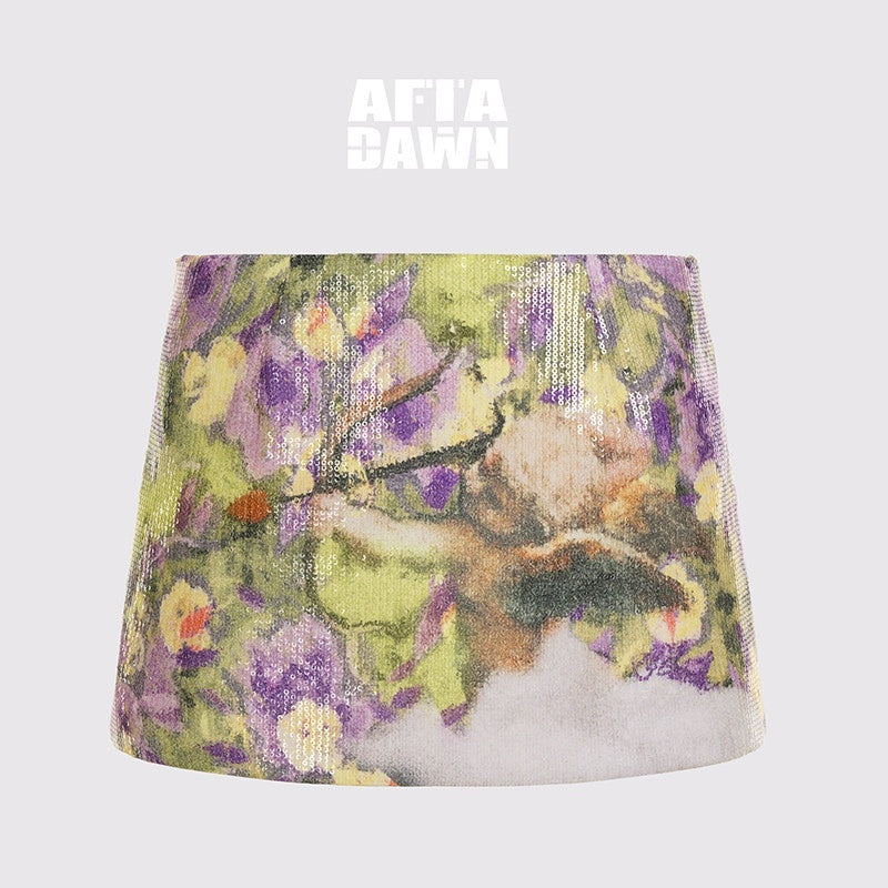 AFTADAWN_Angel_Print_3d_Sequin_Vintage_Low_Waist_Lined_Women&