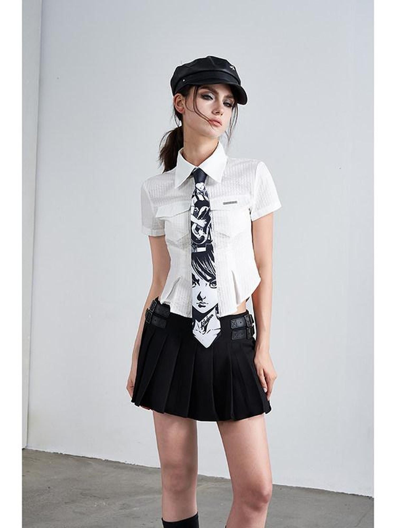 AFTADAWN Anime Subculture Rock Comic Print Original Niche Women&