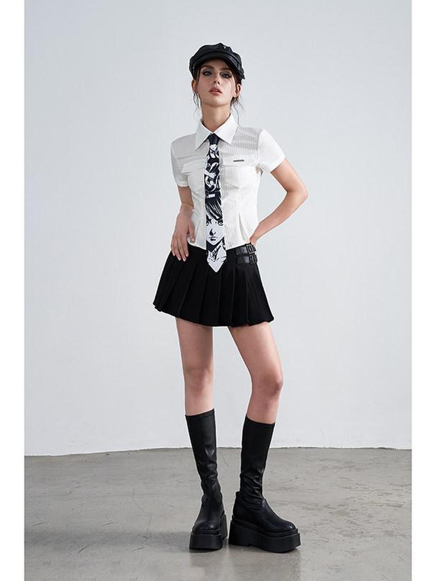 AFTADAWN Anime Subculture Rock Comic Print Original Niche Women&
