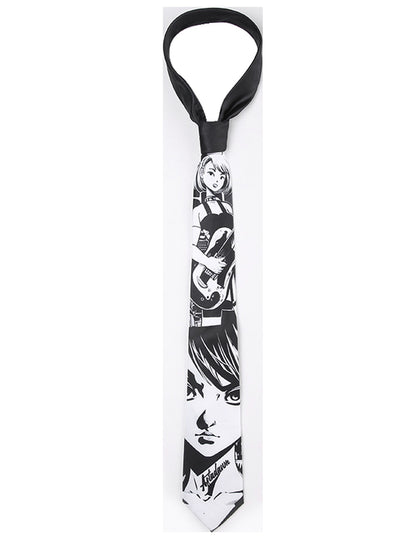 AFTADAWN Anime Subculture Rock Comic Print Original Niche Women&