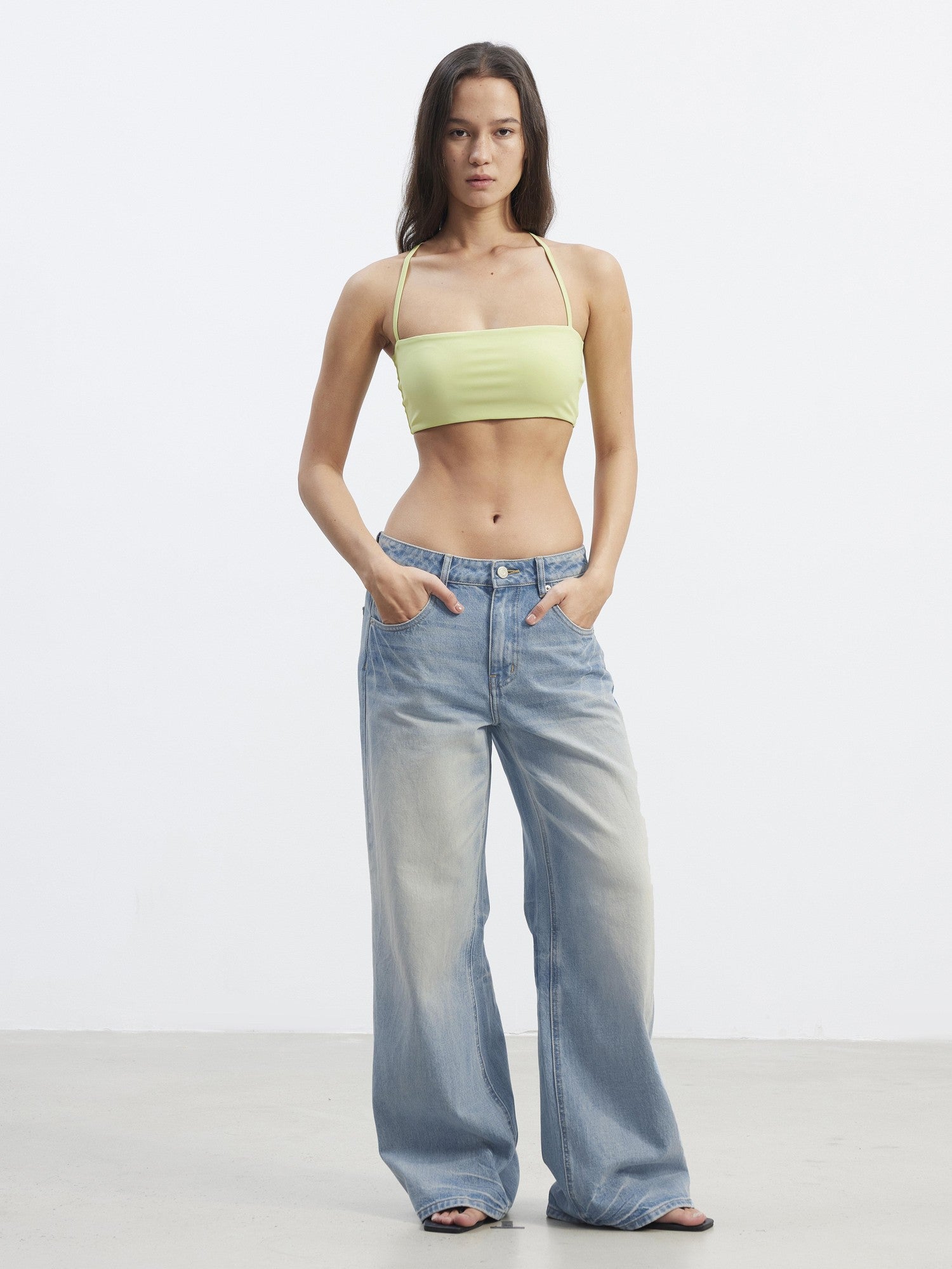 AFTADAWN Asymmetric One Shoulder Loose Cropped Women&