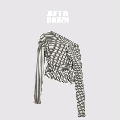 AFTADAWN_Asymmetric_Shoulder_Layered_Ruffle_T-shirt_MISSTT
