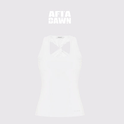 AFTADAWN_Asymmetric_Twist_Knot_Backless_U_Neck_Women&