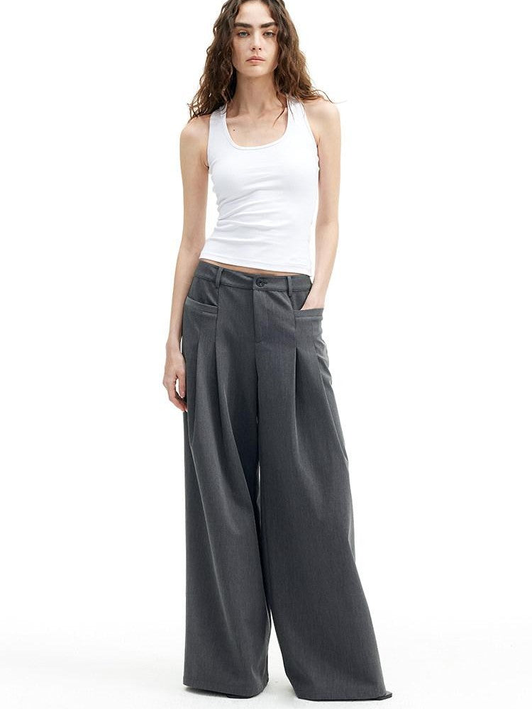 AFTADAWN Asymmetric Twist Knot Backless U Neck Women&