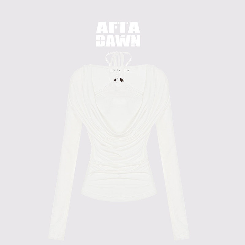 AFTADAWN_Beaded_Colorblock_Halter_Faux_Layered_Slim_Women&