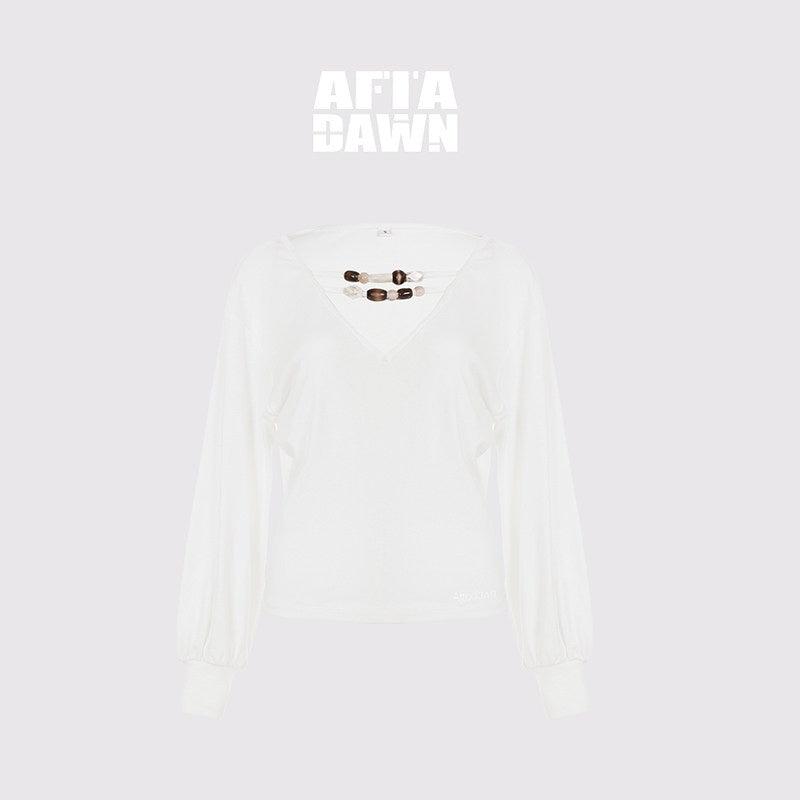 AFTADAWN_Beaded_Cutout_Deep_V_Women&