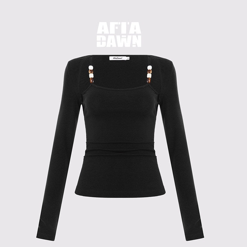 AFTADAWN_Beaded_Layered_Faux_Two_Piece_Women&