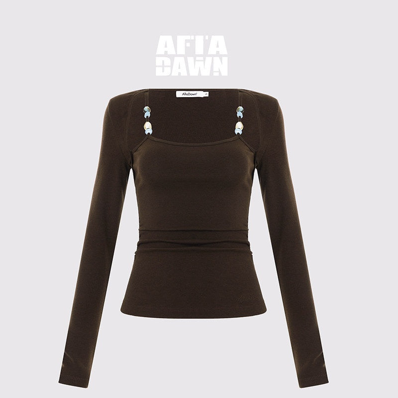 AFTADAWN_Beaded_Layered_Faux_Two_Piece_Women&