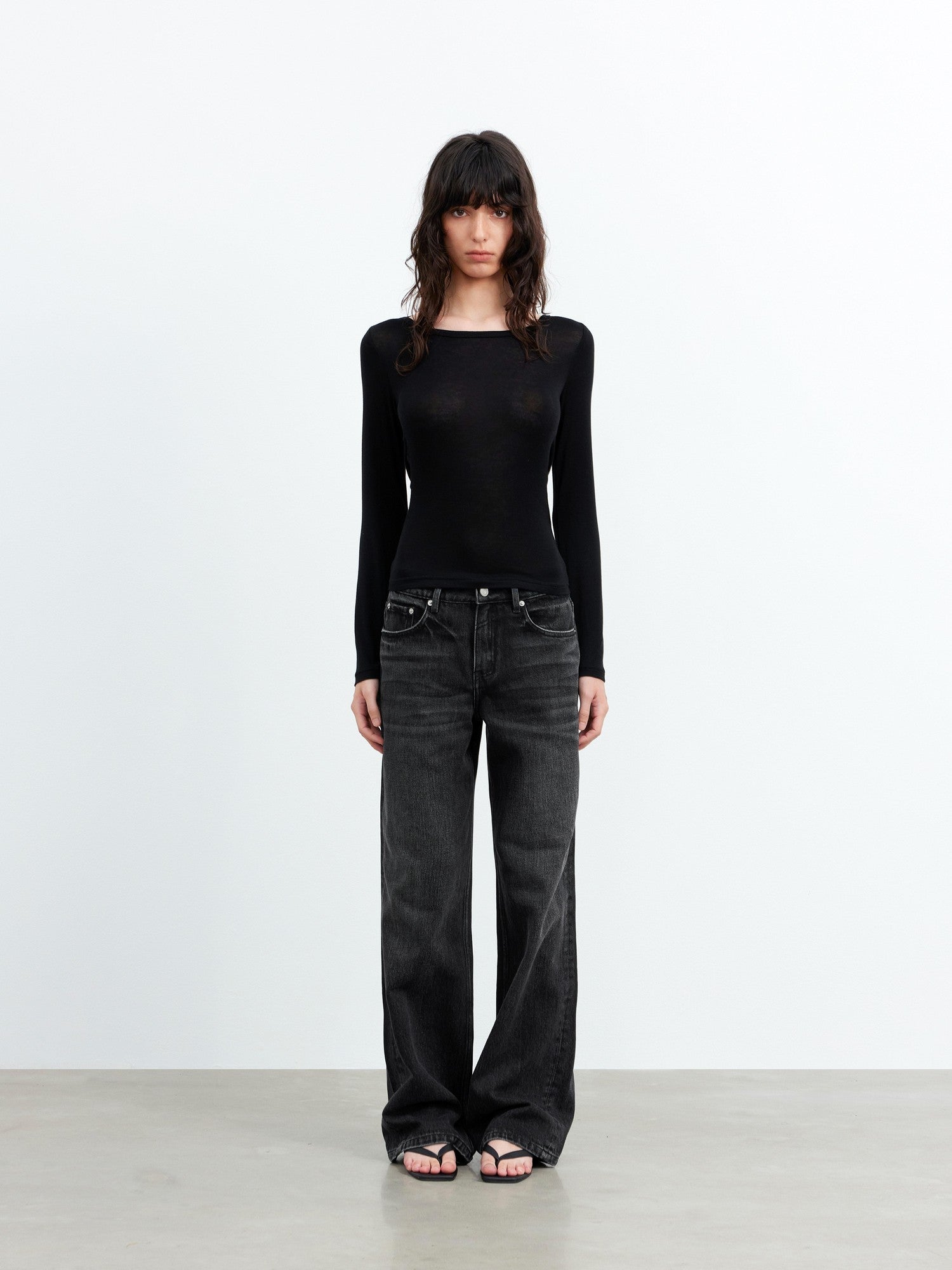 AFTADAWN Beaded Tie Back Draped Neck Women&