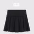 AFTADAWN_Black_Asymmetric_Button_Pleated_Embroidered_Women&
