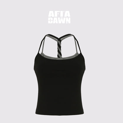 AFTADAWN_Black_Double_Neck_Back_Twist_Colorblock_Women&