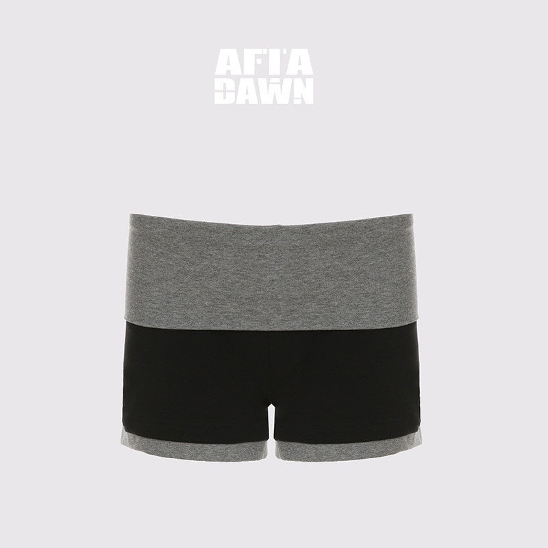 AFTADAWN_Black_Double_Neck_Back_Twist_Colorblock_Women&