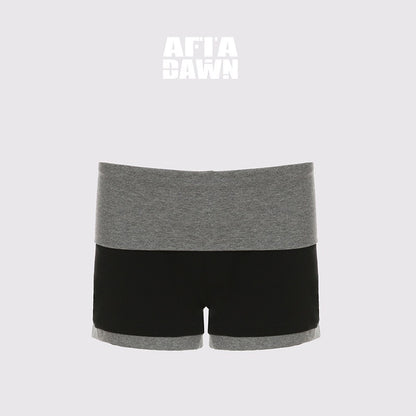 AFTADAWN_Black_Double_Neck_Back_Twist_Colorblock_Women&