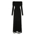 AFTADAWN_Black_Lace_Boned_V_Waist_One_Shoulder_Women&
