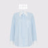 AFTADAWN_Blue_White_Striped_Contrast_Polo_Collar_Button_Down_Women&