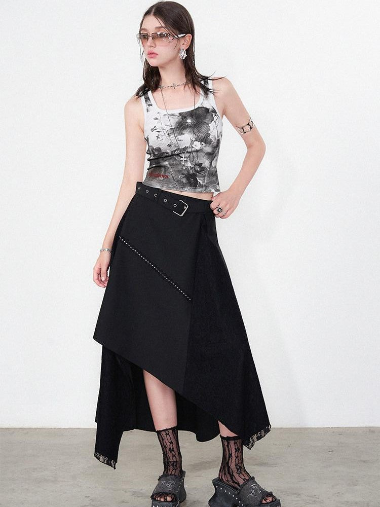 AFTADAWN Botanical Handpainted Floral Slim Fit Women&