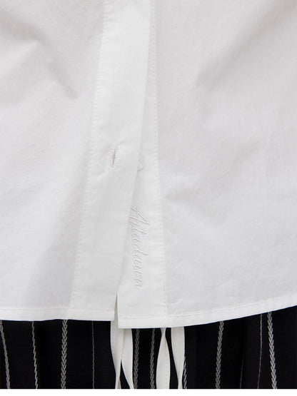 AFTADAWN Boxy Micro Pleat Texture Large Pocket Cuffed Women&