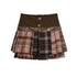 AFTADAWN_Brown_Lace_Trim_Patchwork_Faux_Two_Piece_Women&