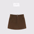AFTADAWN_Brown_Lapel_Double_Zip_Pockets_A_Line_Women&