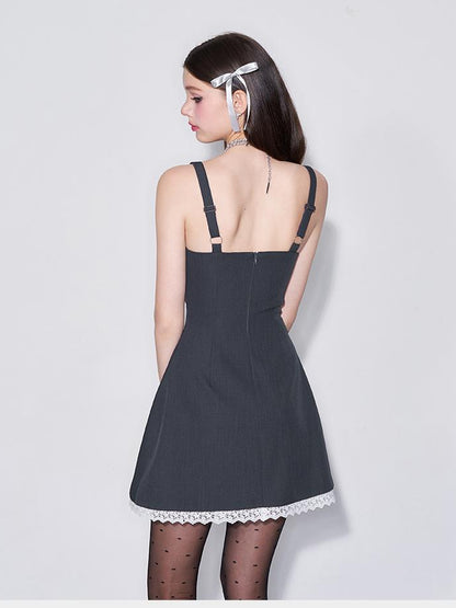 AFTADAWN Capri Breeze Bow Waist A Line Sundress