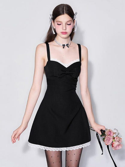 AFTADAWN Capri Breeze Bow Waist A Line Sundress