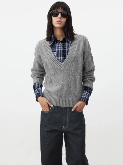 AFTADAWN Classic Check Contrast Trim Fit Pocket Shirt Shirts