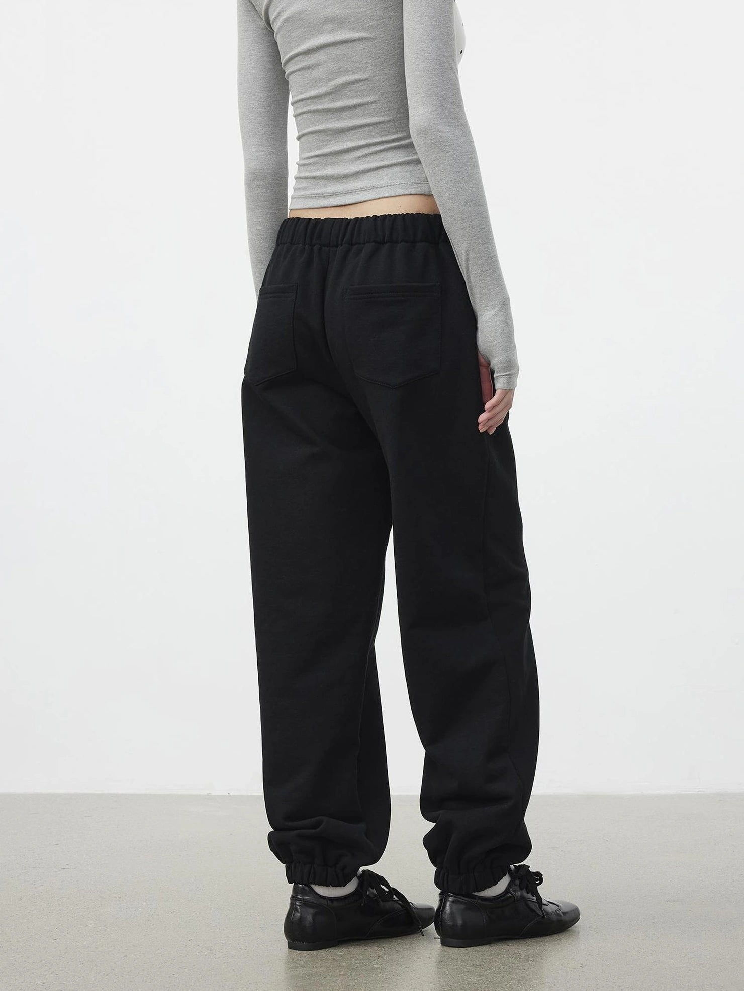 AFTADAWN Classic Relaxed Fit Fleece Lined Cuffed Sweatpants Pants