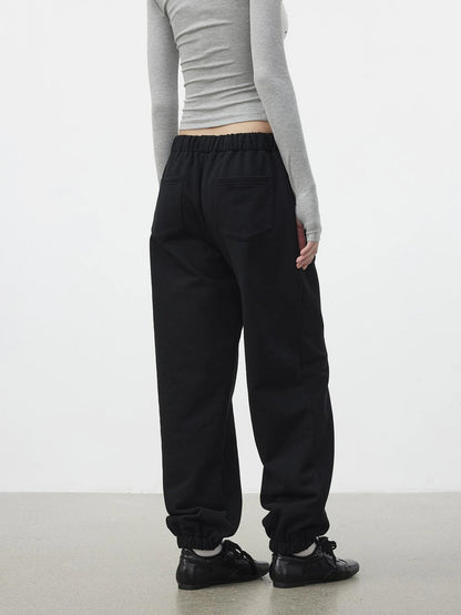 AFTADAWN Classic Relaxed Fit Fleece Lined Cuffed Sweatpants Pants