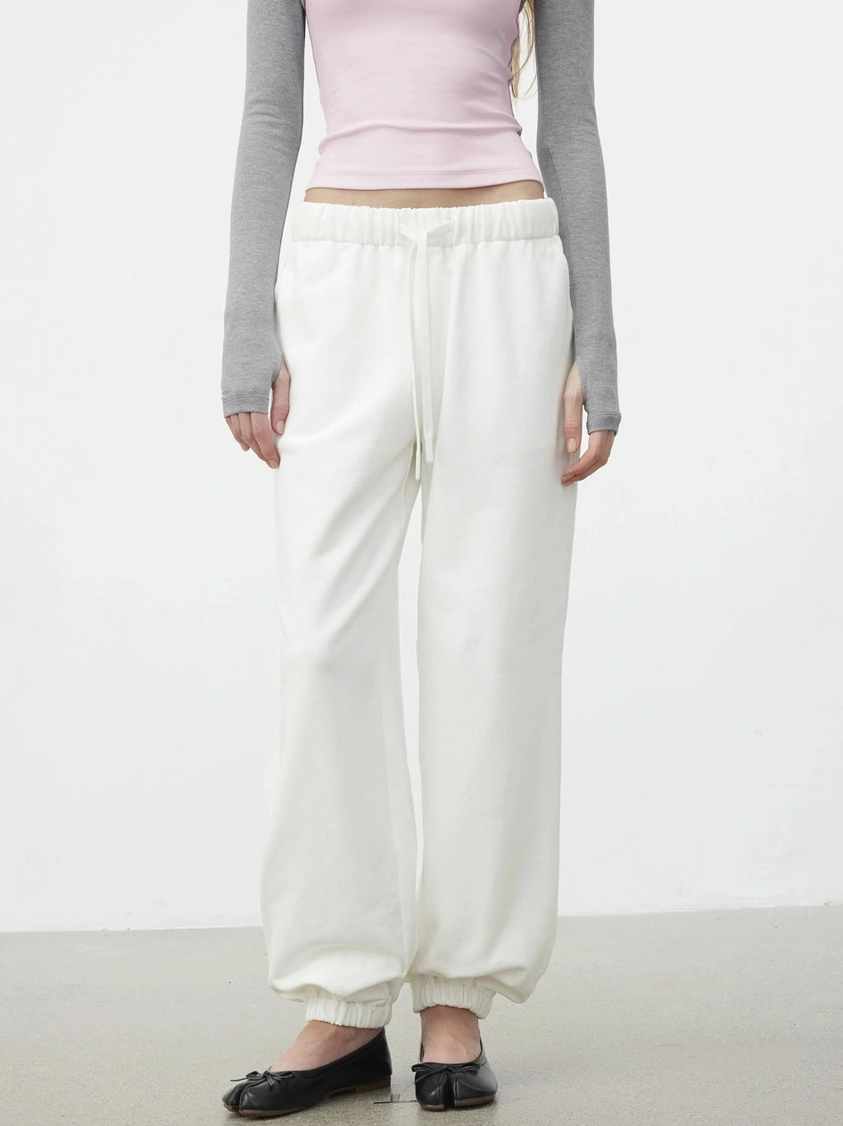 AFTADAWN Classic Relaxed Fit Fleece Lined Cuffed Sweatpants Pants